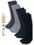 Erkek Soket Çorap 4 Lü Pamuklu Rahat Takviyeli Terletmez Kaymaz Koku Yapmaz OTEC25OZRNMOD31 1