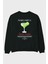 Margarita Arka Baskılı Oversize Sweatshirt Erkek Kadın Unisex 1