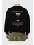 Manhattan Arka Baskılı Oversize Sweatshirt Erkek Kadın Unisex 2