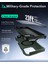 iPhone 16 Pro Cyber Tough Halolock Magsafe Stantlı Silikon Kılıf Yeşil 4