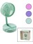 Mini Fan W-1630-A SDR-B07 M.üstü Vantilatör USB Şarjlı Katlanır Fan=12.5cm - Ayak=12.5cm 180 Derece Ayarlı Telefonluklu (4887) 1