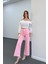 Milano Açık Pembe Cepli Yarım Flare Jeans 3