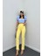 Juliet Açık Sarı Renk Yüksek Bel Slim Fit Jeans 2