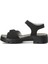 166292.Z5FX Siyah Kadın Comfort Sandalet 3