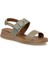 325067.Z 5FX Olive Kadın Dolgu Topuk Sandalet 2