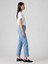 501 Crop Kadın Mavi Jean Pantolon A7739-0034 2