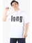 7145 Önü Long Yazılı Kapşonlu Oversize T-Shirt 1
