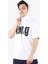 7145 Önü Long Yazılı Kapşonlu Oversize T-Shirt 3