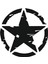2 Adet Army Star, Askeri Yıldız Off Road Sticker 1