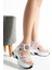 Blushcharm Pudra Fashion-10 Yüksek Topuk 10 cm Cırtlı Yaz Sandalet 1
