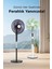 Sf-05 Beyaz Ayaklı 50W 3 Kademe 6 Pervaneli 16'' Inc Kumandalı Diğital Ekranlı Vantilatör Fan 4