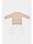 Bebek Pamuklu Zürafa Baskılı Sweatshirt ve Eşofman Altı Alt-Üst Takım 4