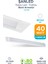 40W 120 Cm Yatay LED Bant Armatür-Trafolu Beyaz Işık 1