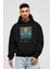 Mary Pickford Kokteyl Ön Baskılı Hoodie Oversize Kapüşonlu Sweatshirt Erkek Kadın 1