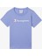 Crewneck Ss Çocuk Mor T-SHIRT.VS097 1