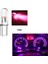 ( 4 x Adet ) 1 Set T5 1.2W LED Mini Dipsiz Ampul Pembe 12V (1.2W Mini Dipsiz Ampul LED Kristal Cam Pembe) 2