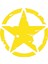 2 Adet Army Star, Askeri Yıldız Off Road Sticker 1