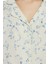 Brenda Müslin Gömlek Pijama Desenli 5