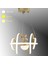 Burgu Tek Toplu LED Gold LED Avize 1