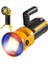 Powermaster MX-W5164-3 Kırmızı Mavi Çakarlı Cob Ledli Şarjlı Kamp El Feneri Işıldak 1