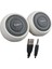 Magicvoice MV-24845 1+1 USB Aux Oval Multımedia Ses Sistemi Speaker - Hoparlör 2X3WATT 1