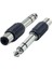 6,3 mm Stereo Erkek - 1 Tos Dişi Jack 1