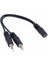 Powermaster 3.5 mm Stereo Dişi-2x3.5 mm Stereo Erkek 20 cm Y Kablo 1