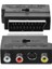 Elektromer Scart Adaptör Switch'li (In-Out) 1