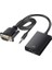 Fully G-537K VGA to HDMI Çevirici Adaptör 3.5 Mm Ses Girişli 1