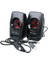 Magicvoice T-19 1+1 USB Pc Mini Hoparlör - Speaker (2*3 Watt - 4 Ohm) 2