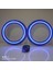 20 cm Içi Boş Neon Işıklı Midrange Hoparlör Kapağı 1 Takım (2 Adet) 1