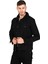 Erkek Slim Fit Içi Yünlü Düğmeli Kısa Kot Mont 1