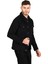 Erkek Slim Fit Içi Yünlü Düğmeli Kısa Kot Mont 3