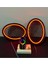 Dokunmatik Kumandalı Neon Işıklı Oval Hoparlör Kapağı 1 Takım (2 Adet) 6x9 1