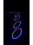 20CM Pixel Ledli Sese Duyarlı 358 Modlu Midrange Kapağı 1 Takım 2 Adet 3