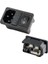 Powermaster IC-214A-S C14 Power Soket Erkek Anahtarlı+Fuseli Kulaksız Ul Sertifikalı 1