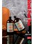 500ML Ahşap Stantlı Amber Red Serisi Zeytinyağı Şişesi ve Ayçiçek Yağı Şişesi 1