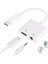 To 3.5 mm Jack Kulaklık ve Şarj Dönüştürücü Aynı Anda Kulaklıktan Müzik Dinleyin ve De Şarj Edin Çift Çıkışlı Adaptör Yüksek Hızlı Şarj ve Ses Aktarımı 2