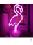 Dükkan Neon LED Işıklı Usb'li Gece Lambası Neon LED Işıklı Masa Lambası Dekoratif Aydınlatma (Flamingo) 1
