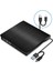 Harici DVD Rw External Taşınabilir Ultra Ince Usb+Type-C 3.0 CD DVD Yazıcı Okuyucu 1