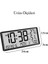 Çok Fonksiyonlu LCD Ekran Dijital Duvar Masa Saati Zaman Çift Alarm Tarih Sıcaklık Nem 5