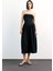 Dokuma Straplez Midi Elbise F9716AX25SM 1
