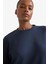 fit Oversize Geniş Kalıp Bisiklet Yaka Modal Sporcu SWEATSHIRT E8954AX25AU 7