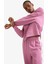 fit Oversize Geniş Kalıp Bisiklet Yaka Modal Sporcu SWEATSHIRT E8954AX25AU 4