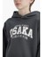 Erkek Çocuk Kapüşonlu İçi Yumuşak Tüylü Baskılı Sweatshirt D4347A825AU 5