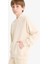 Erkek Çocuk Basic Düz Kapüşonlu Okul Sweatshirt E9558A825AU 3
