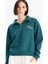 Regular Fit Yarım Fermuarlı Baskılı Kalın SWEATSHIRT F1067AX25AU 1