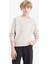 Erkek Çocuk Bisiklet Yaka Basic Düz Okul Sweatshirt E8415A825AU 4