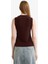 Regular Fit Yarım Bisiklet Yaka Basic Düz Kolsuz Tunik F9755AX25HS 6