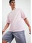 Loose Fit Bisiklet Yaka Baskılı Kısa Kollu Tişört F5732AX25AU 3